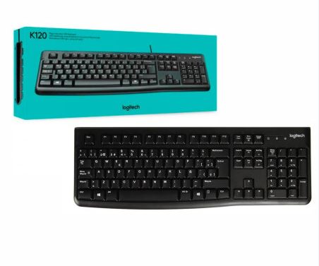 Teclado Logitech K120 USB Negro