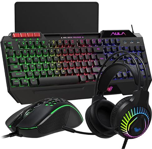 Kit Gaming 4 en 1 Aula T650
