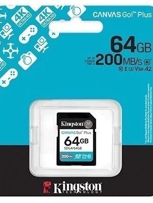 Micro Sd 64GB V30 Kingston Canvas Go Plus