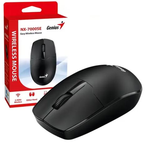 Mouse Genius Nx-7000Se Black Wireless