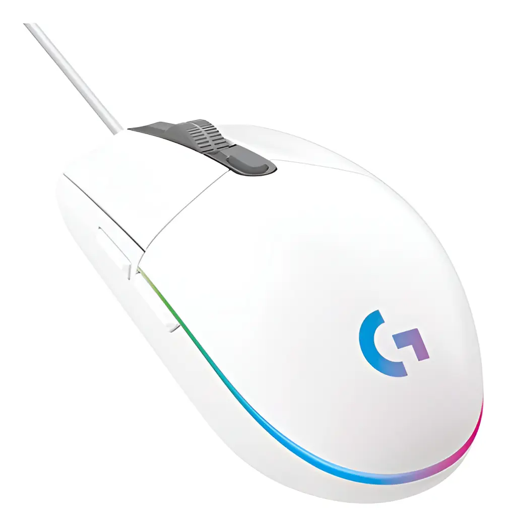 Mouse Logitech G203 Gaming Lightsync White 910-005794