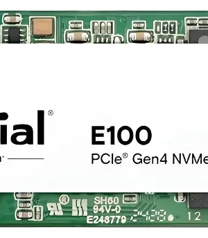SSD M.2 NVMe Crucial 480Gb E100 Pcie Gen4 Nvme M.2