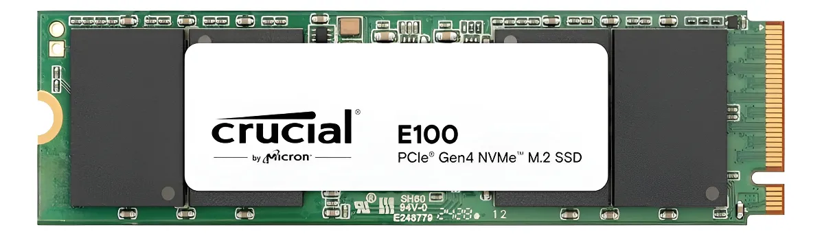 SSD M.2 NVMe Crucial 480Gb E100 Pcie Gen4 Nvme M.2