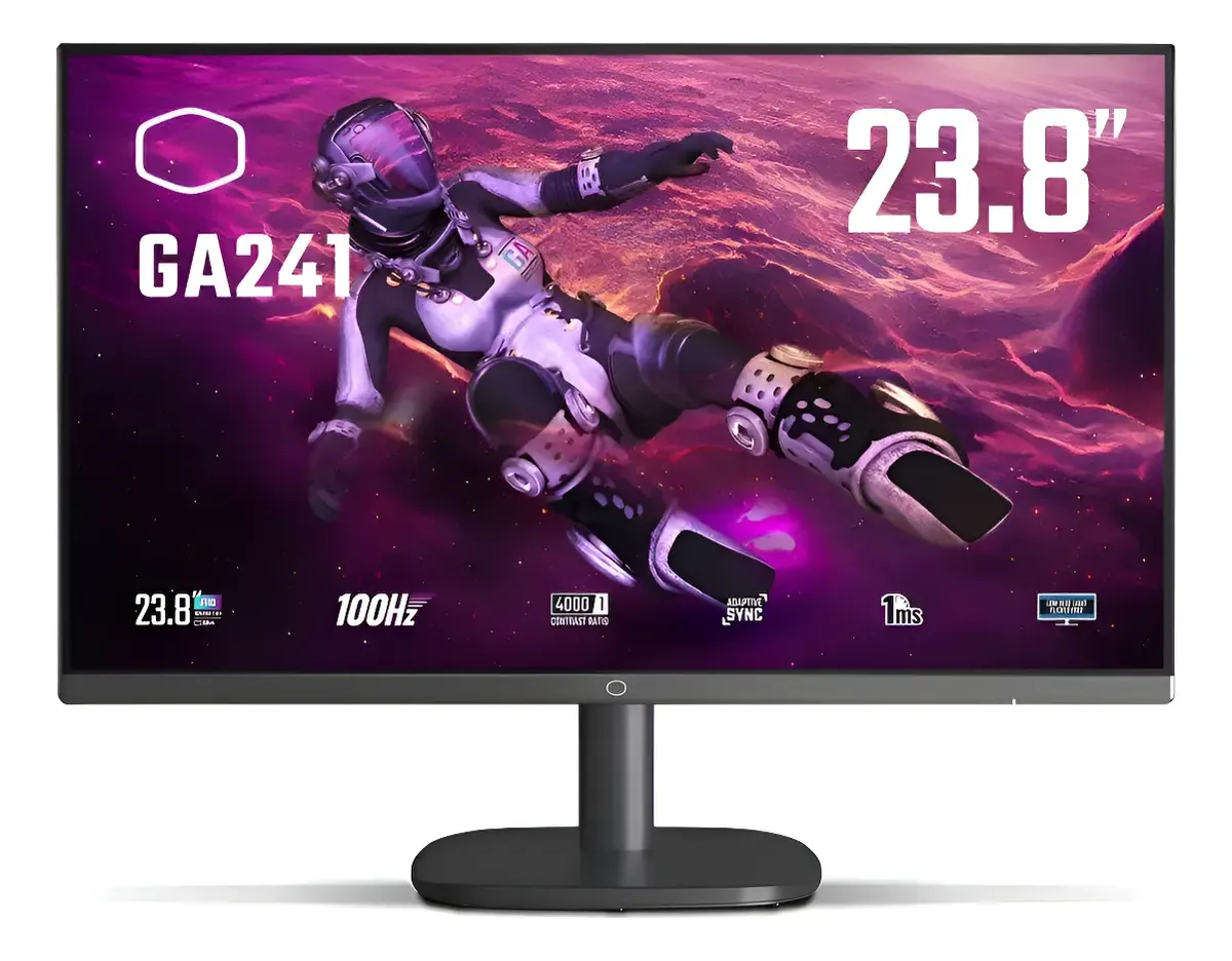 Monitor 23.8" Cooler Master GA241 Full HD VGA/HDMI 100Hz 1ms