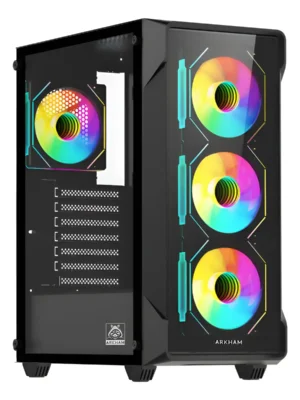 Gabinete Arkham Pygma 6*Fan Argb E-Atx