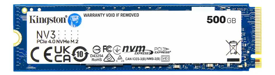 SSD M.2 NVMe 500 Gb Kingston Nvme Pcie 4.0