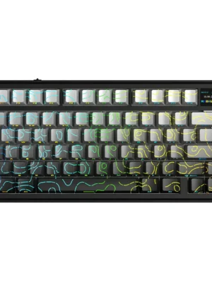 Teclado Mecanico Aula F75 Black Contour Lines