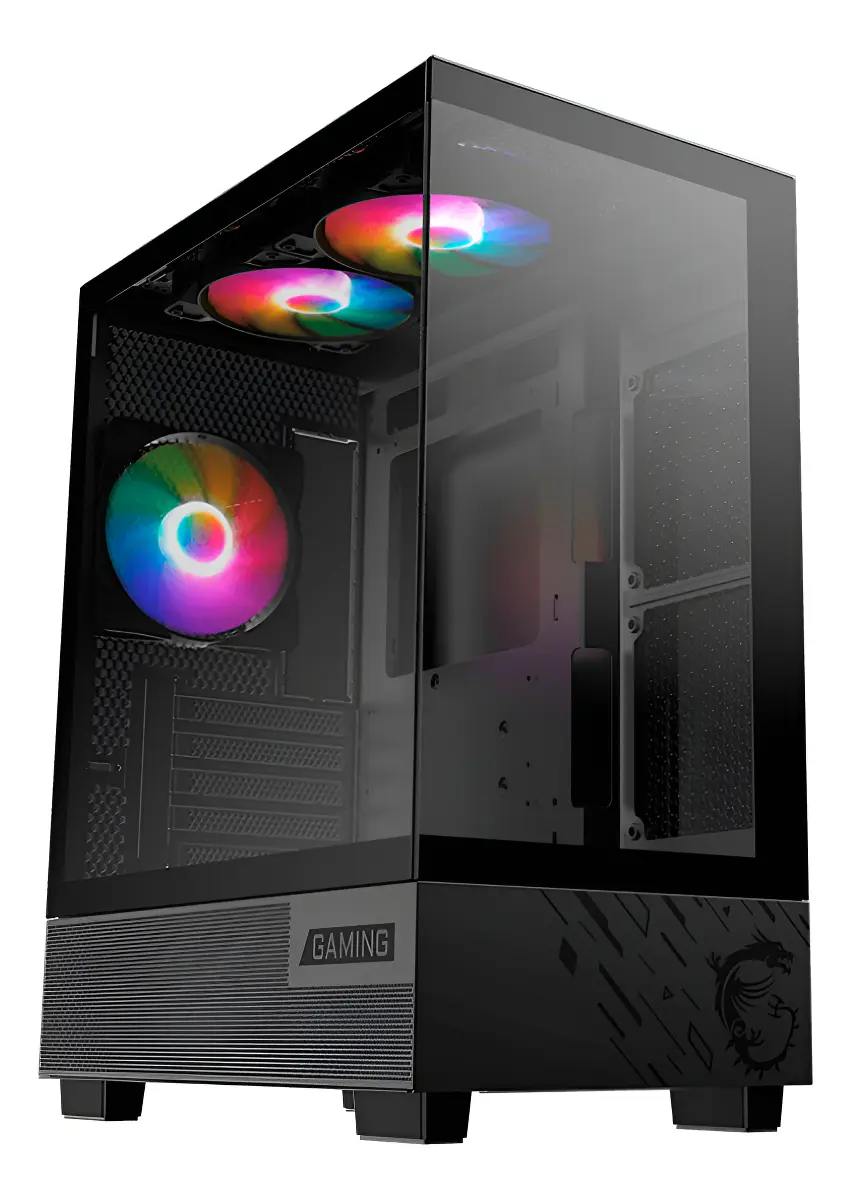 Gabinete Msi Pag Pano M110A Black Fan Rgb Sin Fuente