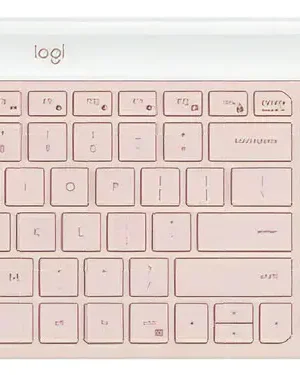 Combo Teclado+Mouse Logitech Slim Teclado Y Mouse Mk470 Rosa
