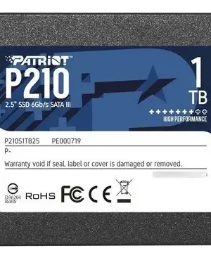 SSD SATA 1Tb Patriot P210 2.5 Sata3
