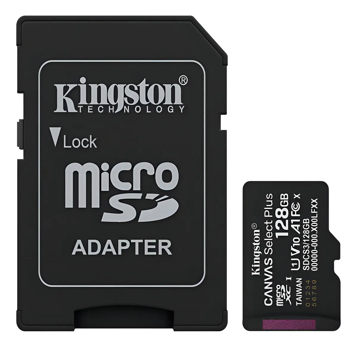 Memoria Micro SD Kingston Canvas Select Plus 128GB Clase 10