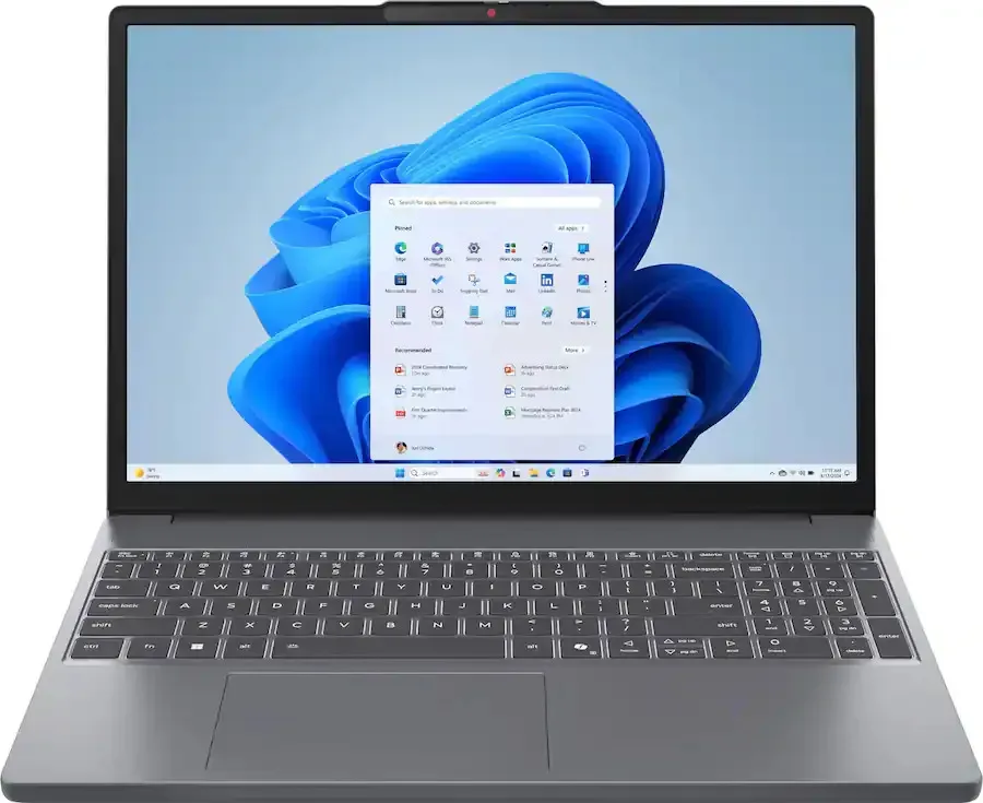 Notebook Lenovo IdeaPad Slim 3 15.6" FHD Ryzen 3-7320U 16GB DDR5 SSD 256GB Sin SO
