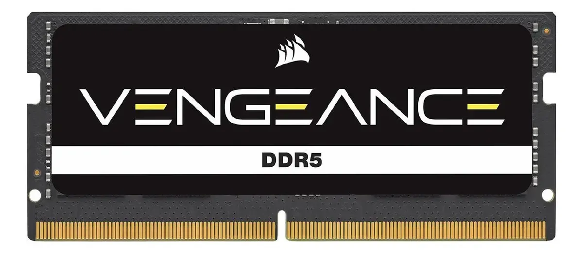 Memoria DDR5 Sodimm Corsair Vengeance 8Gb Ddr5 4800Mhz Cl40 1.1V Single Negro