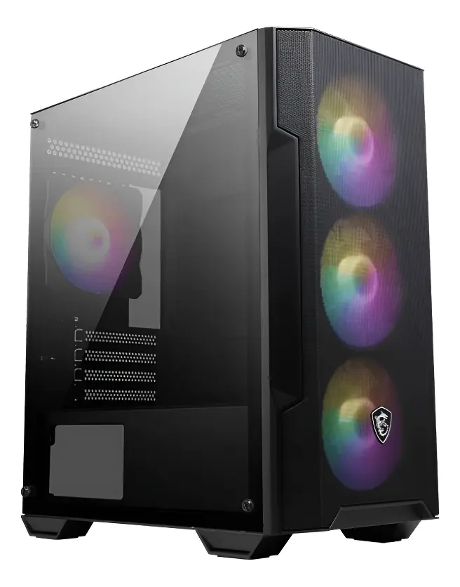 Gabinete Msi Mag Forge M100A Acrilico Mid-Tower Fan Rgb X4 (2237)