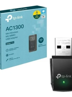 Placa de Red TP-Link Archer T3U USB AC1300 MU-MIMO Dual Band