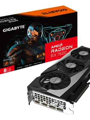 Placa de Video Gigabyte Radeon Rx 7600 Gaming Oc 8Gb