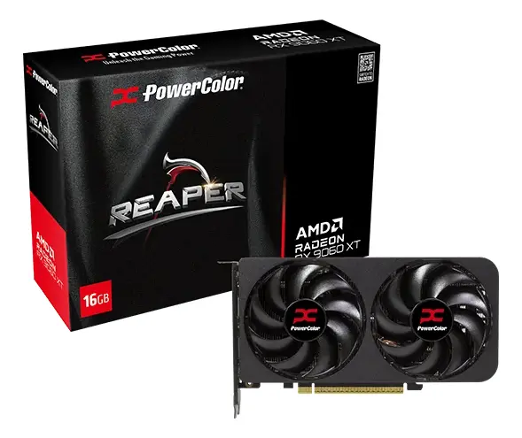 Placa de Video Powercolor Reaper Amd Radeon Rx 9060 Xt 16Gb Gddr6