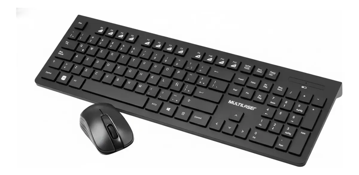 Combo Teclado+Mouse Kit Multilaser Kolke Negro Usb