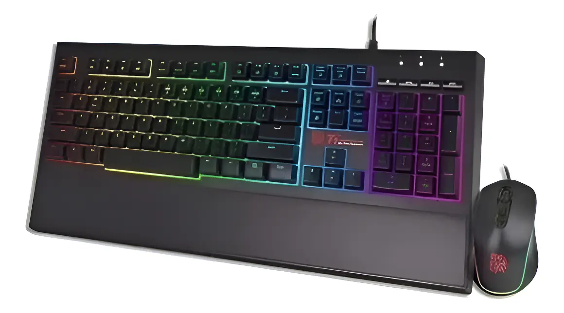 Combo Teclado+Mouse Gamer Tt Esports Combo Challenger Elite Rgb