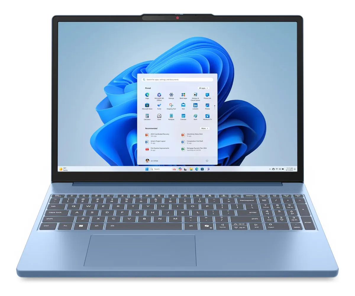 Notebook Lenovo IdeaPad Slim 15.3" WUXGA Intel I7 16GB SSD 512GB Windows 11