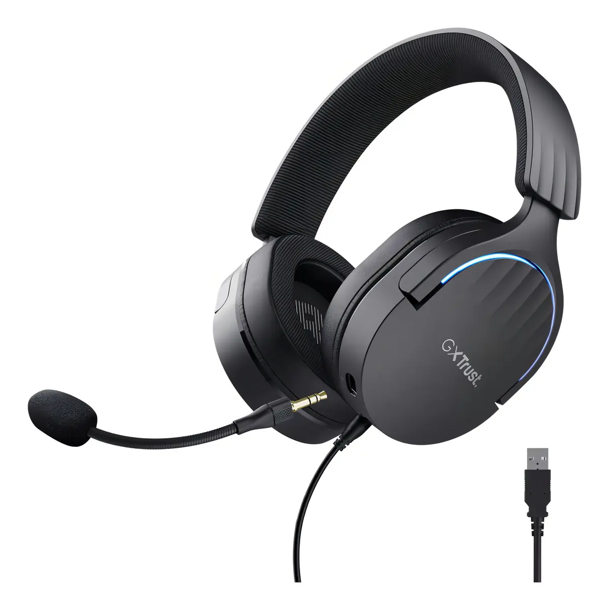Auricular Gamer Trust Fayzo 7.1 Black Gxt490