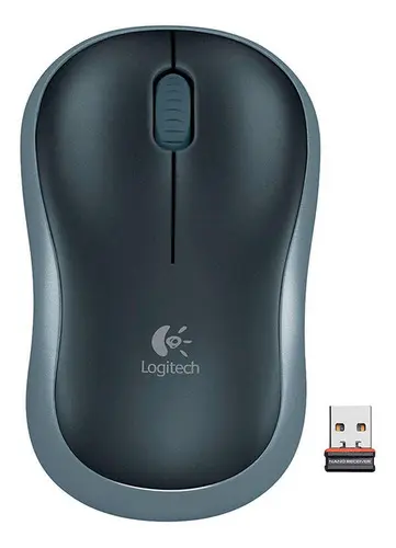 Mouse Logitech Inalambrico M185 Negro