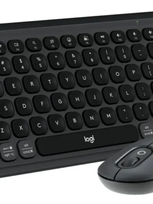 Teclado Tec + Mou Inal Logitech Pop Icon Graphite