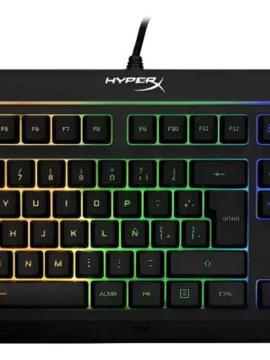 Teclado C/Cable Hyperx Alloy Core Rgb La Negro