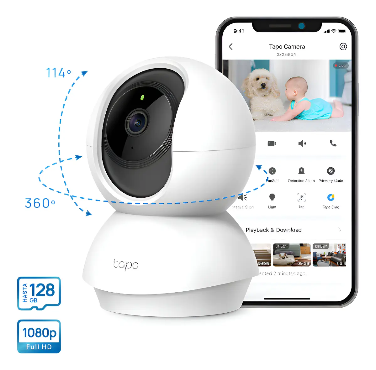Cámara IP TP-Link Tapo C200 Full HD 1080p