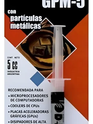 Pasta Térmica Delta 5cc con Partículas Metálicas