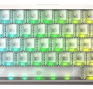 Teclado Mecanico Magnetico Aula Ag60 Silver Aluminio