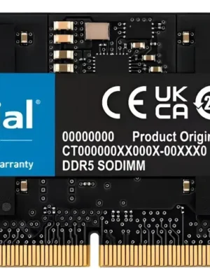 Memoria DDR5 Sodimm Crucial 16Gb Ddr5-5600Mhz Cl46 (16Gbit)