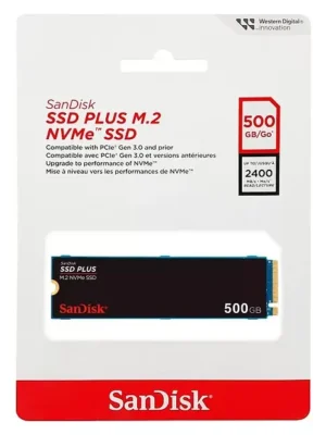 SSD M.2 NVMe Sandisk Ssd Plus Nvme 500Gb