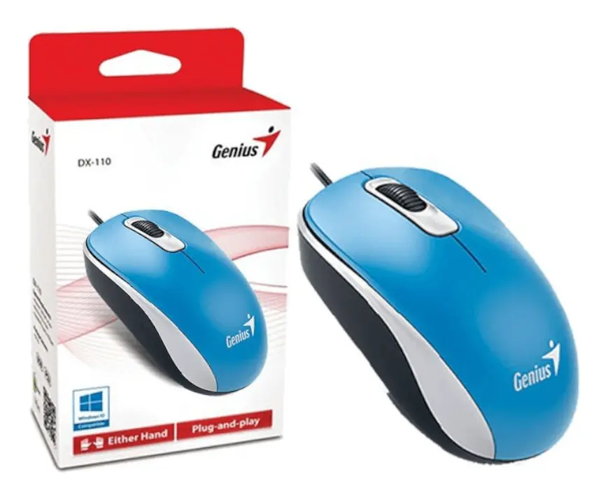 Mouse Genius Usb Dx-110 Blue G5