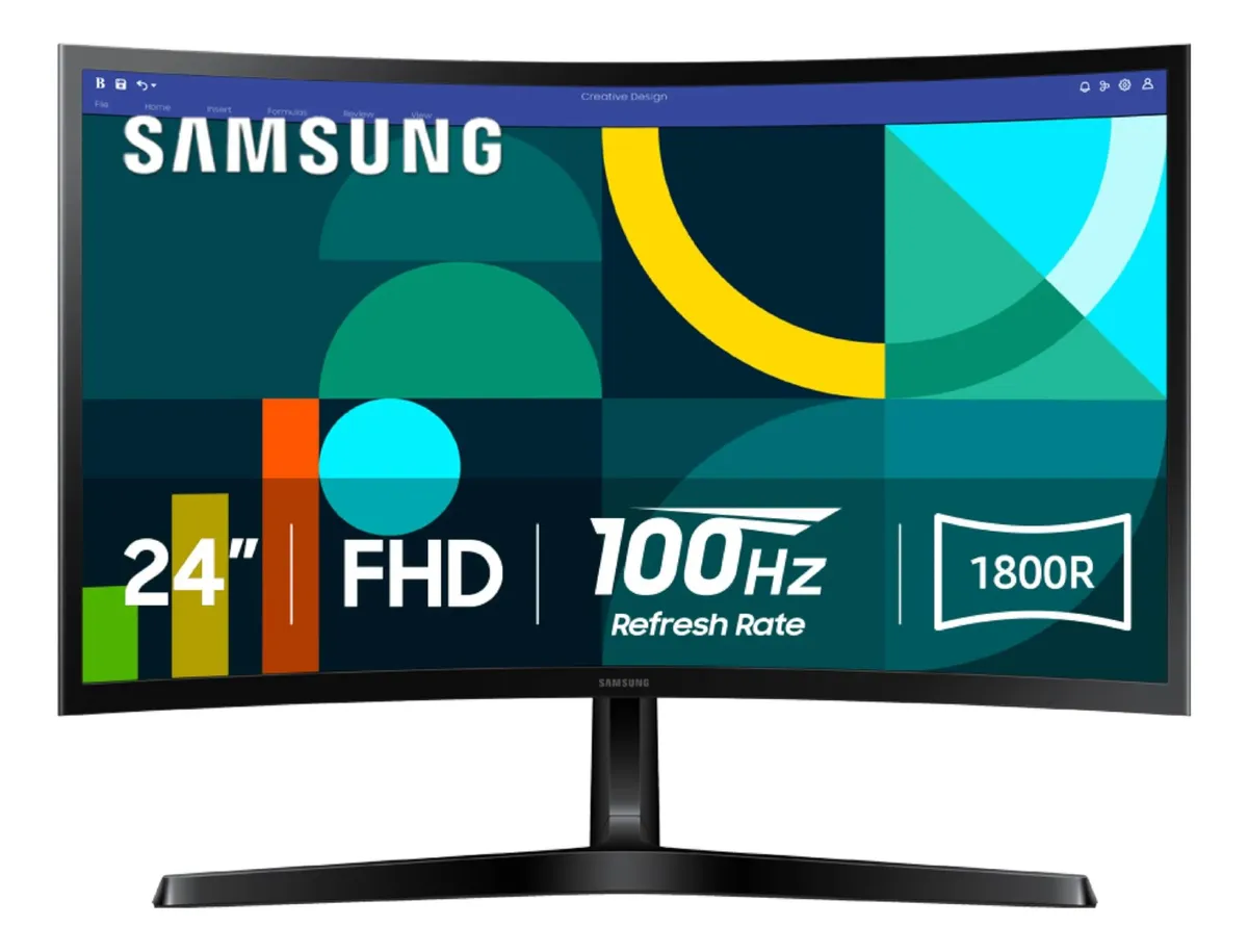 Monitor 24" Samsung Curvo Full HD 100Hz LS24D366GAL