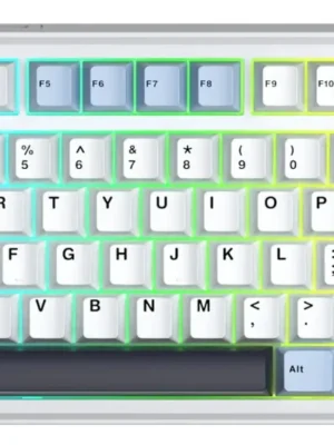Teclado Mecanico Aula F75 Max Dark Blue-White-Purple