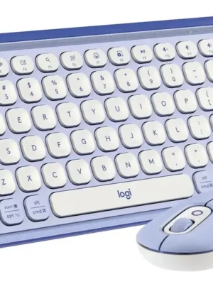 Combo Teclado+Mouse Inalámbrico Logitech Pop Icon Lila