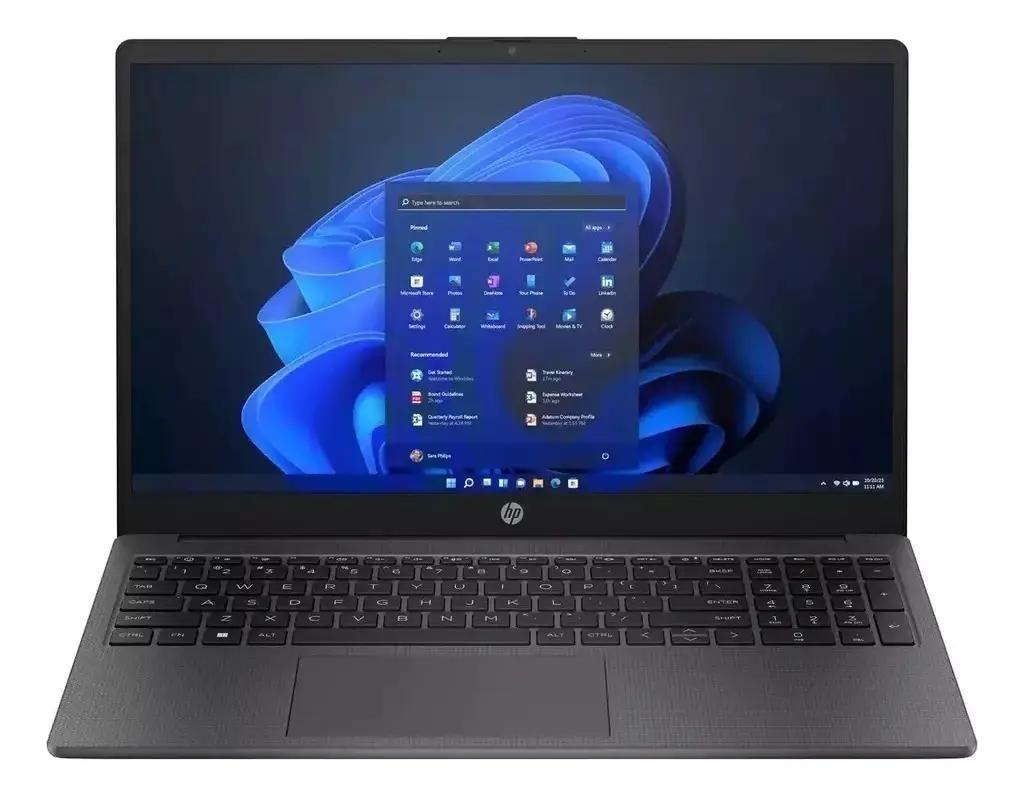 Notebook HP 250 G10 Intel I5-1334U 15" 16GB SSD 512GB Windows 11 Pro