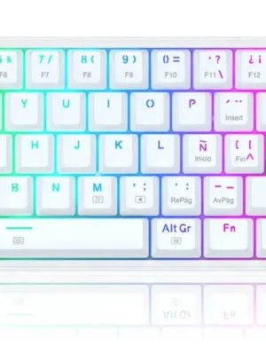 Combo Teclado+Mouse Redragon K617Rgb Sp + M724 Blanco - S143W