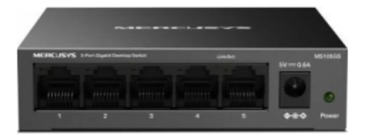 Switch Mercusys 5 Puertos Gigabit Desktop
