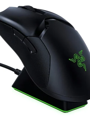 Mouse Razer Viper Ultimate Quartz Wireless + Charging Dock