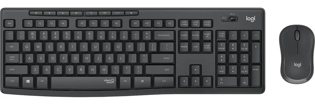 Mouse Logitech Mk295 Wireless Back Latino
