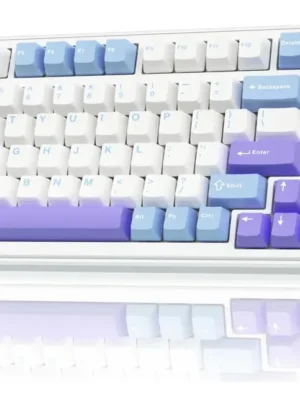 Teclado Mecanico Wireless Aula F99 Blue-White- Dark Purple Wired