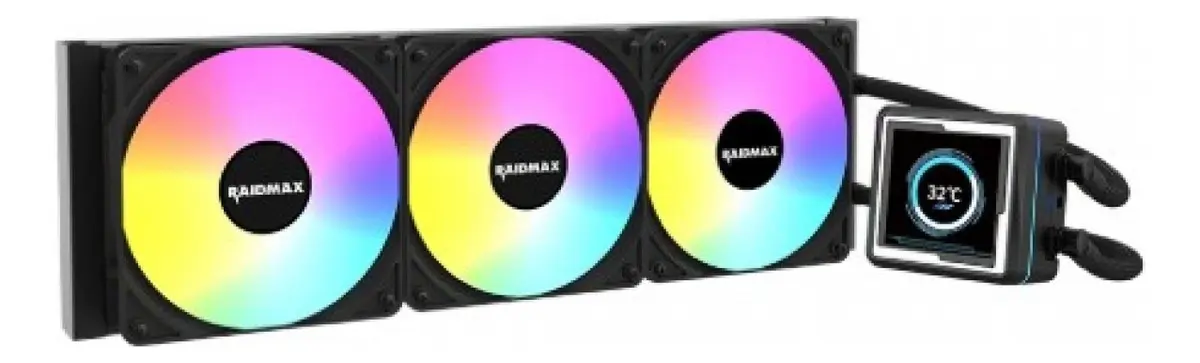 Cooler/Fan Raidmax Lm360 Rgb Lcd Display Black