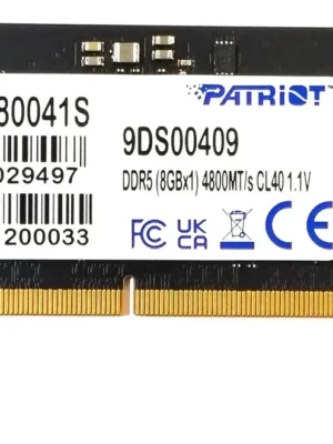 Memoria DDR5 Ddr5 Sodimm 8 Gb 4800 Mhz Patriot Signature
