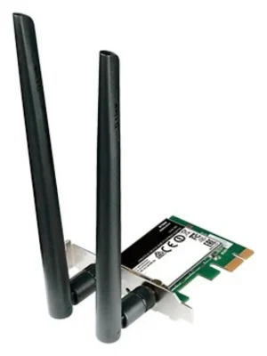 Placa de Red D-Link DWA-582 PCIe WiFi 5 AC1200 Dual Band 2 Antenas