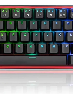 Teclado Redragon Fizz Pro Black Red Switch Spanish Wireless K616-Rgb B Sp